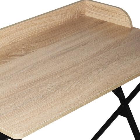 Стол на металлокаркасе BRABIX "LOFT CD-008", 900х500х780 мм, цвет дуб натуральный, 641865