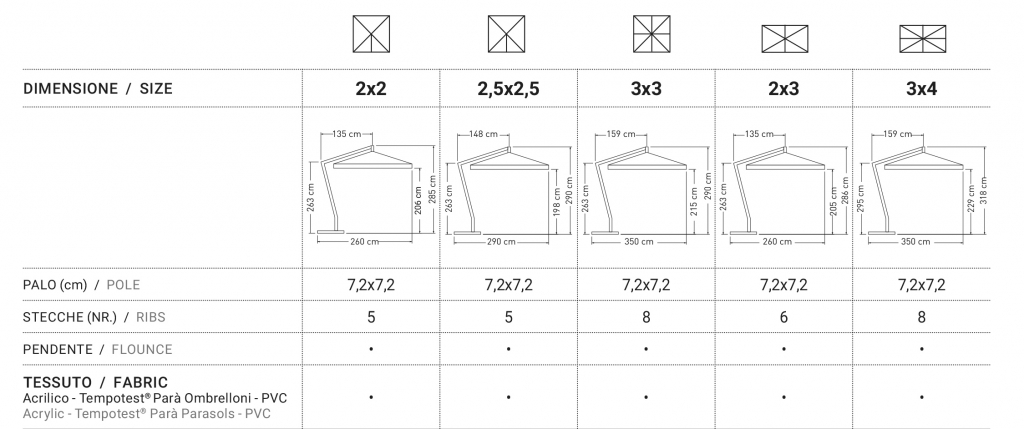Зонт профессиональный Venere слоновая кость