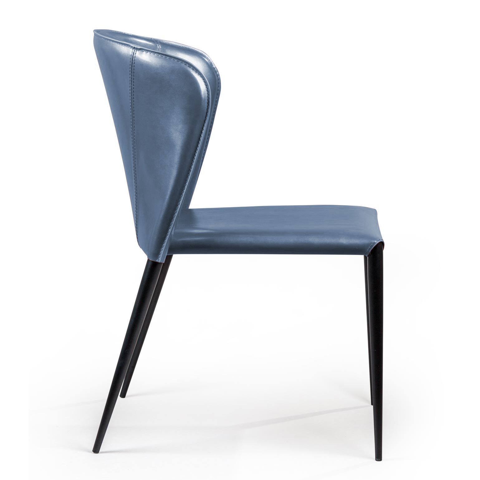 Стул Альберт, кожа антрацит