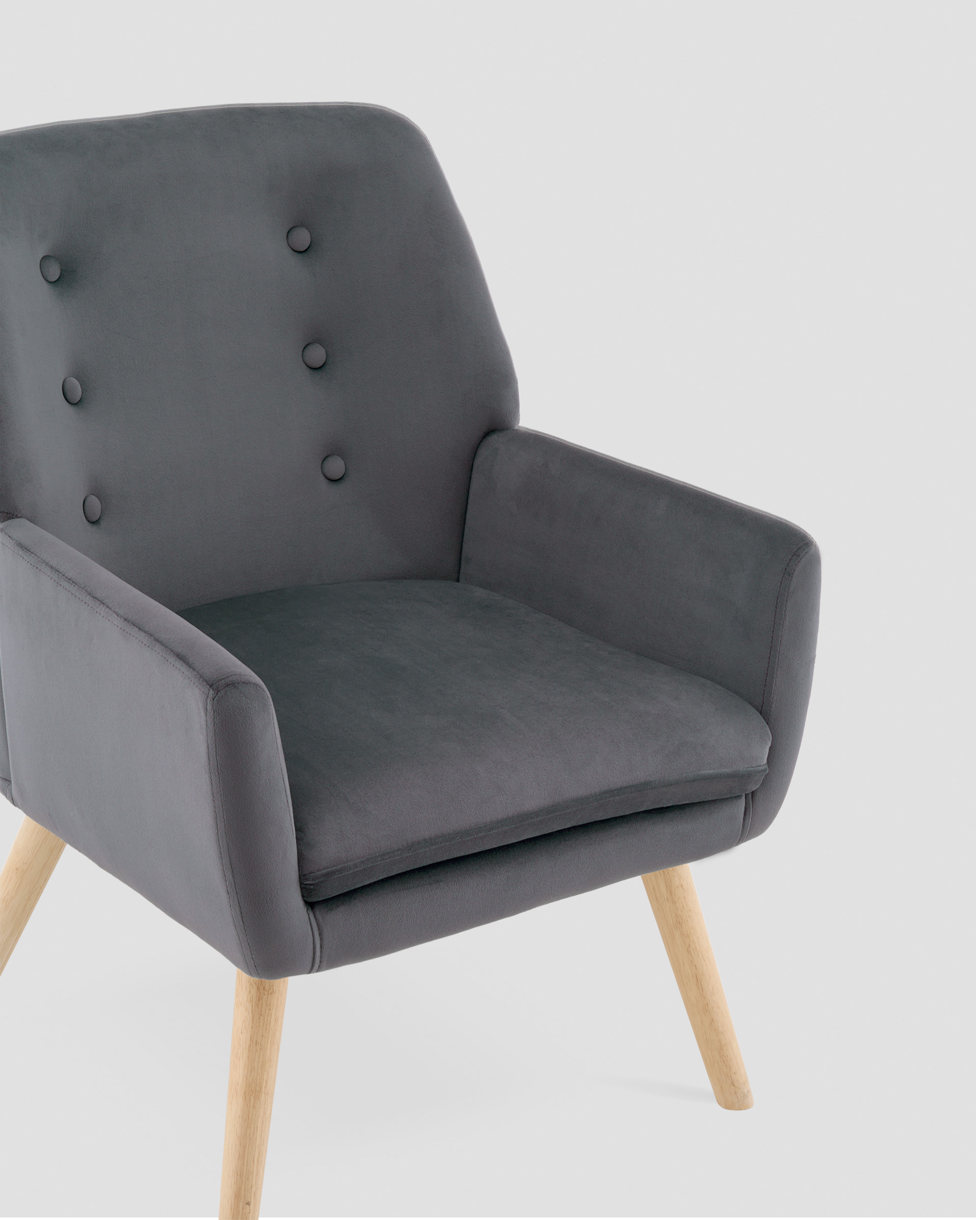 Кресло Райт серый