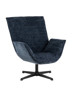 Кресло Hyfel темно-синий шенилл