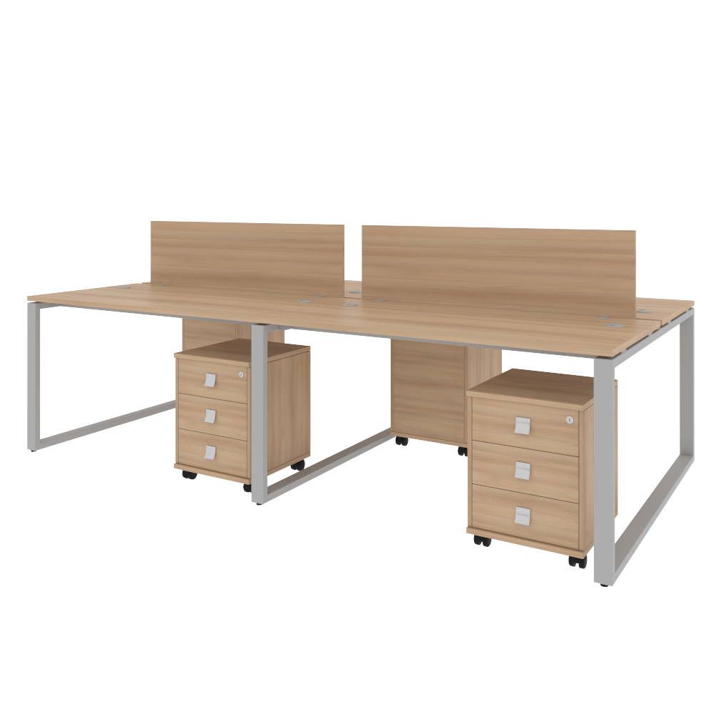 Офисная мебель Metal System Style, комплект №7 (О-опоры)