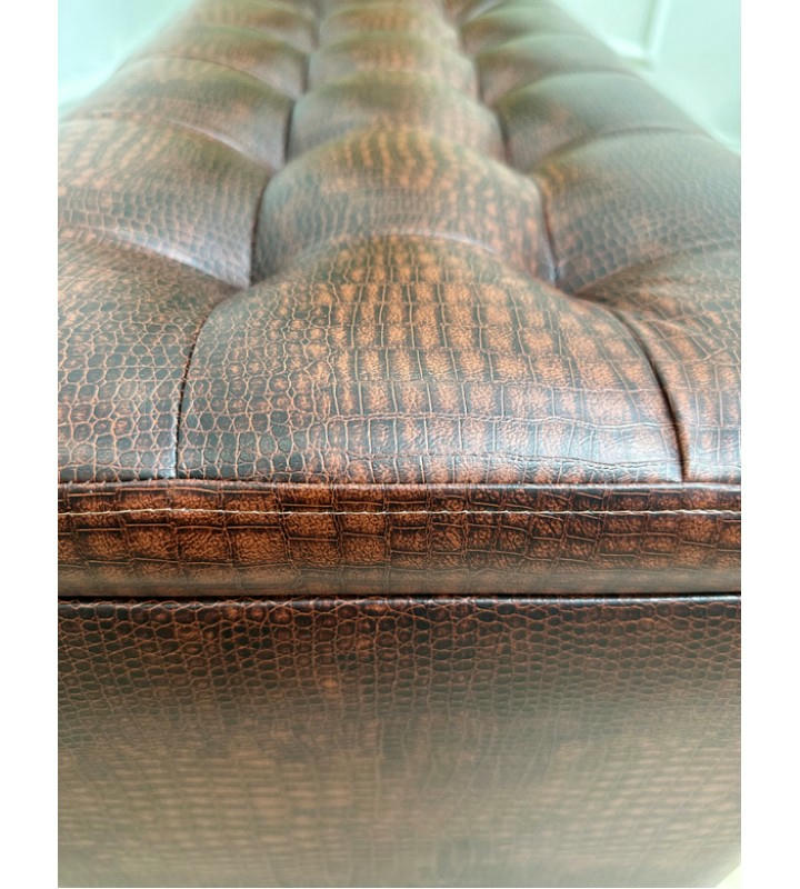 Пф-800-Я Кожа (коричневый крокодил)