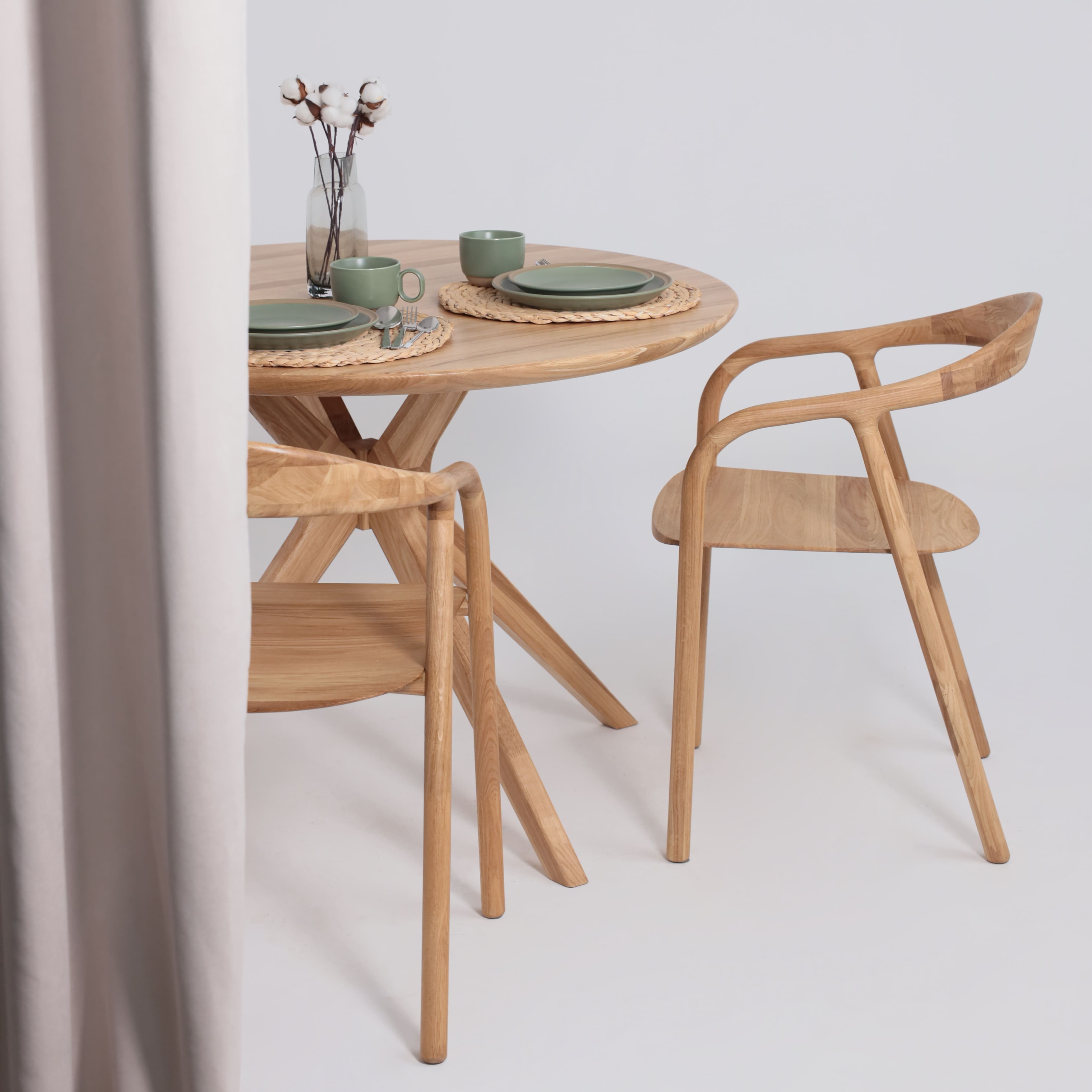 Стол Оксфорд, дуб натуральный с бесцветным покрытием