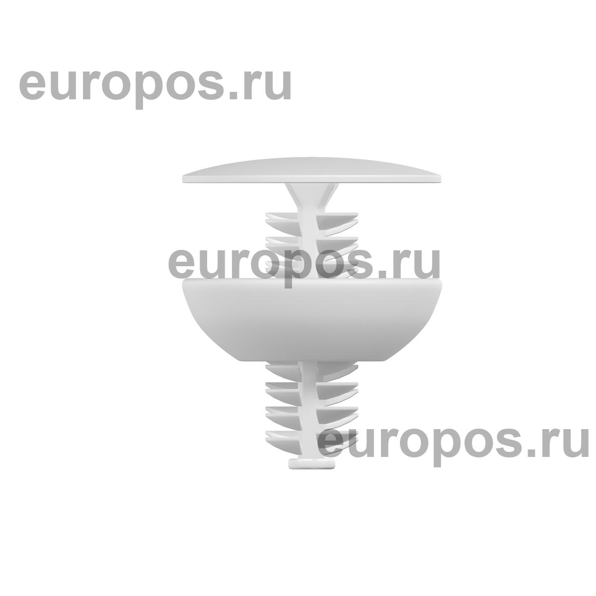 Замок для универсальной заклепки SNAP-LOCK-R 20 мм, цвет белый