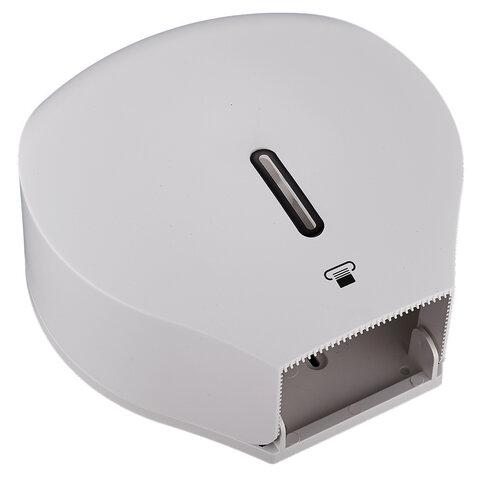 Диспенсер для туалетной бумаги LAIMA PROFESSIONAL BASIC (Система T2), малый, белый, ABS-пластик, 606682
