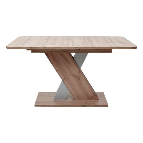 Стол Exel 140, Дуб Трюфель/ алюминий