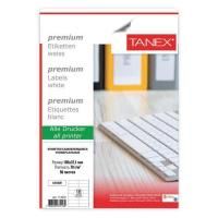 Этикетка самоклеящаяся 105х37,1 мм, 16 этикеток, белая, 70 г/м2, 50 листов, TANEX, 114534, TW-2105