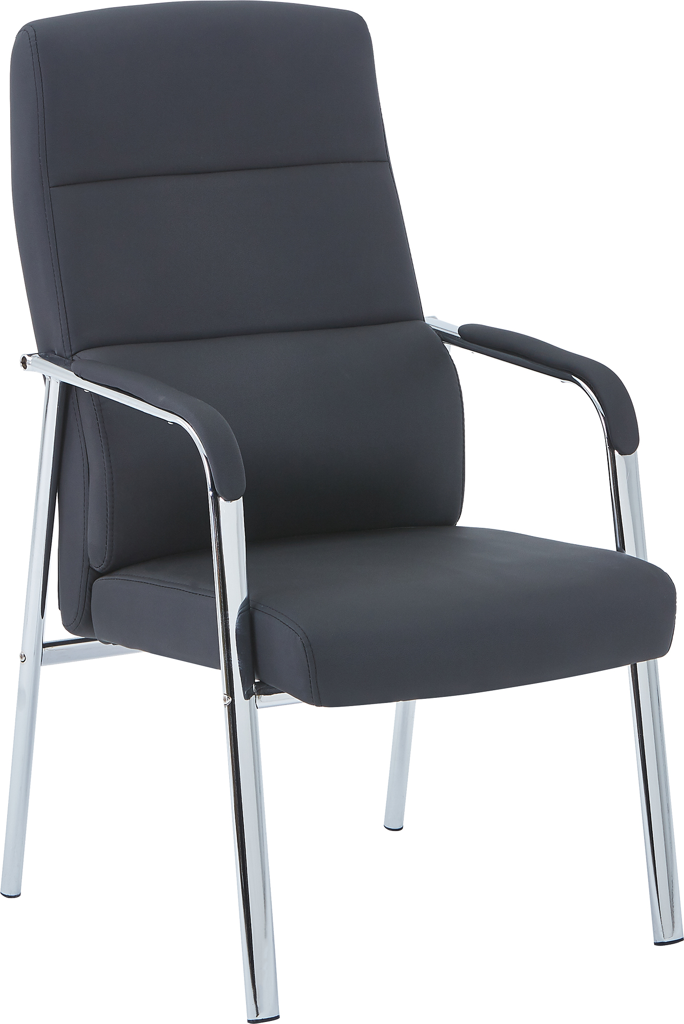 Кресло Everprof City (Сити) Экокожа Черный