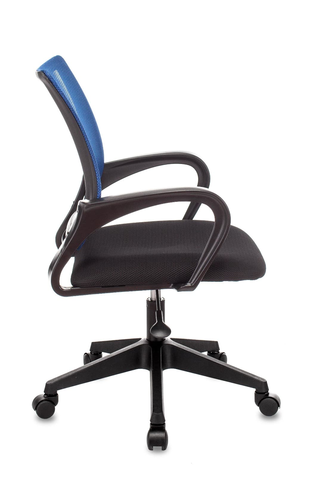 Кресло офисное TopChairs ST-Basic сетка/ткань синий