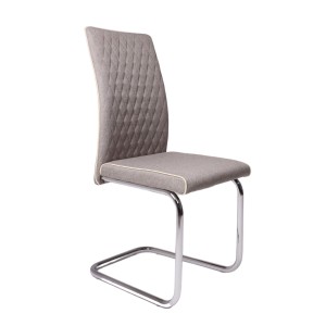 Стул RONALD, бежевая ткань Seattle-001/хром