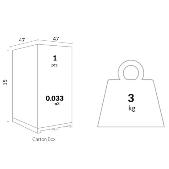Столик плетеный для шезлонга GT, антрацит