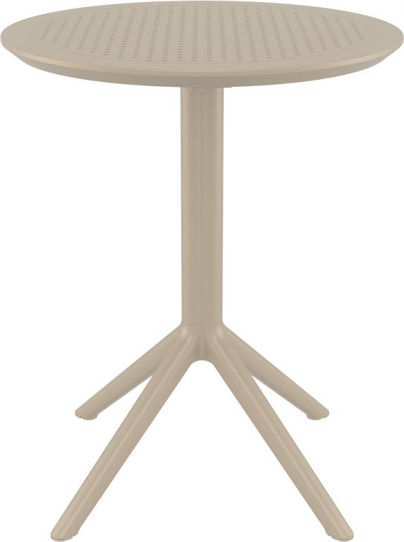 Стол пластиковый складной Sky Folding Table 60 бежевый