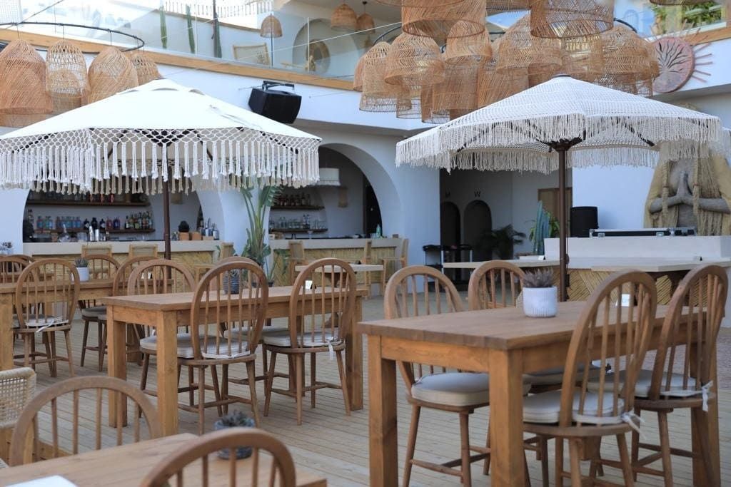 Зонт профессиональный Ø2.5 м Avocado Boho бежевый