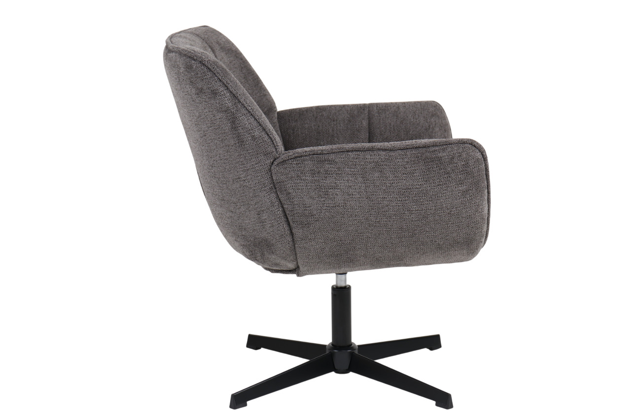 Кресло Konfele темно-серый шенилл