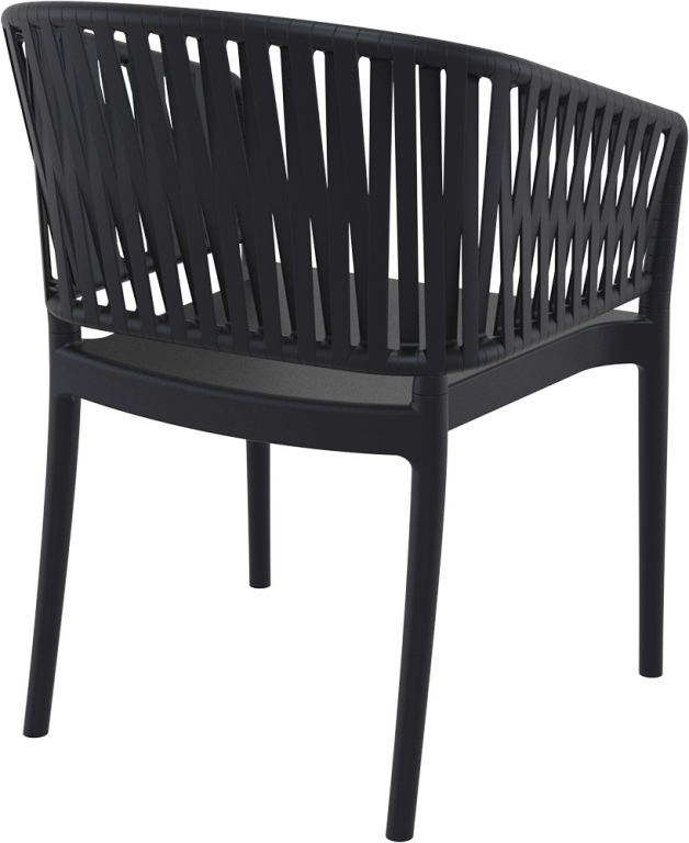 Кресло пластиковое Portofino черный