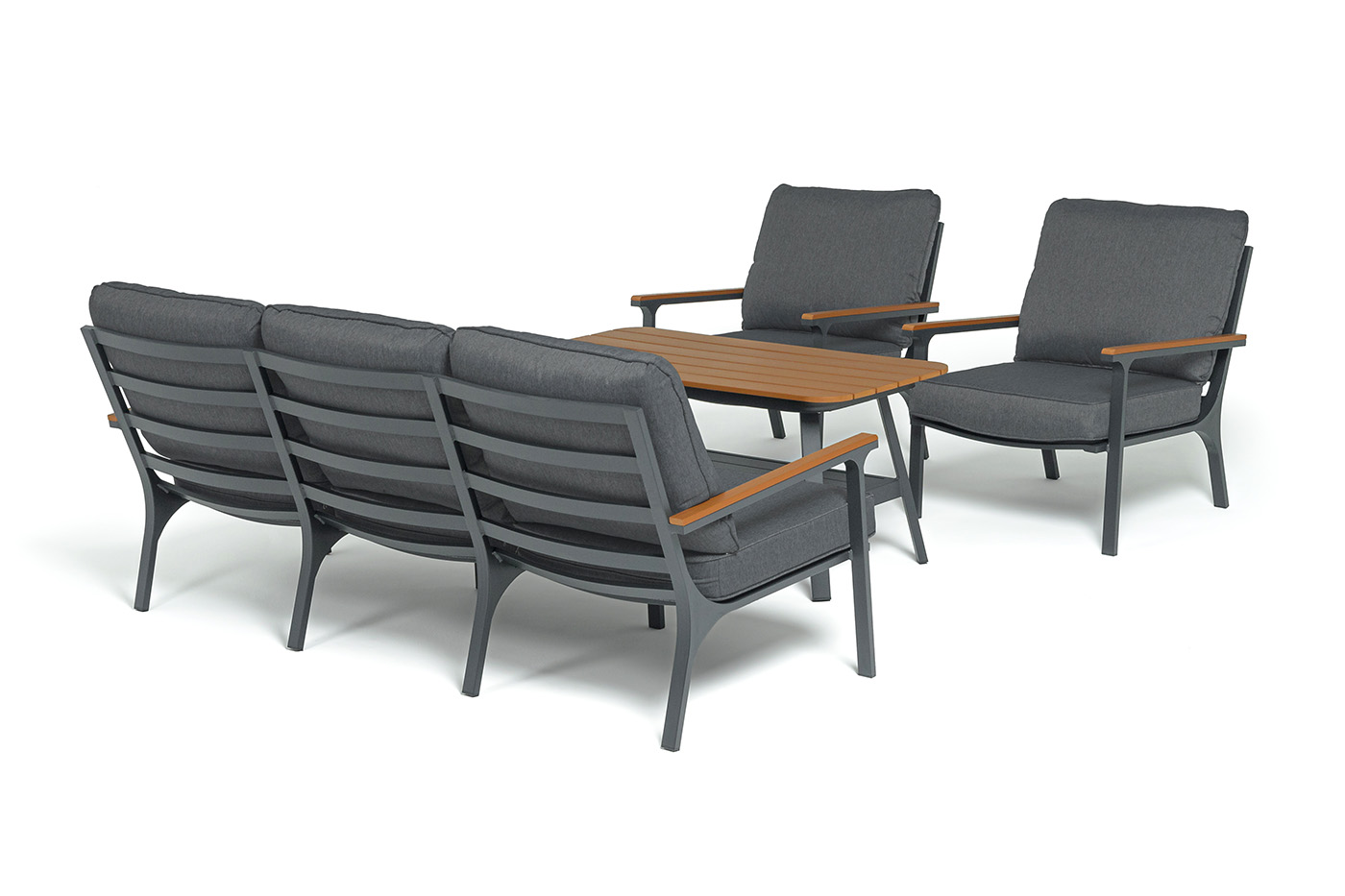 "Крокус" лаунж-зона 5-местная из алюминия