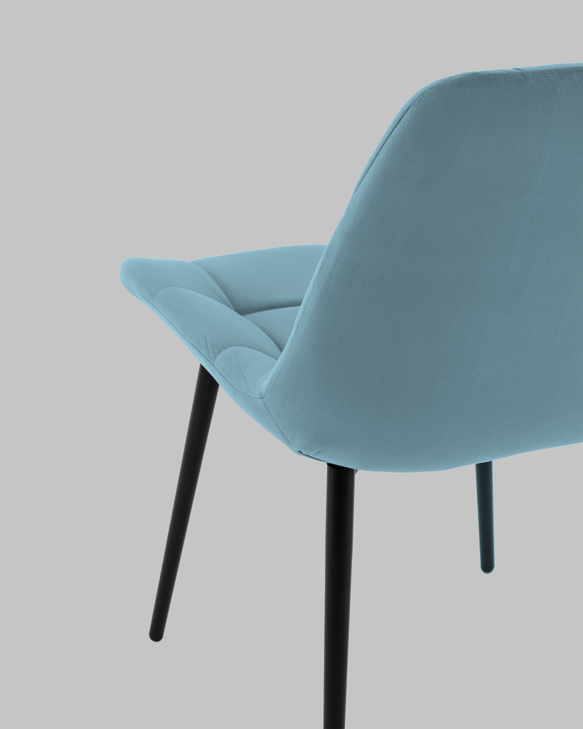 Стул Флекс N велюр пыльно-голубой