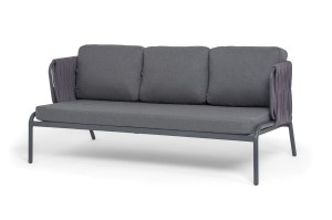 "Ронда" диван 3-местный плетеный из роупа