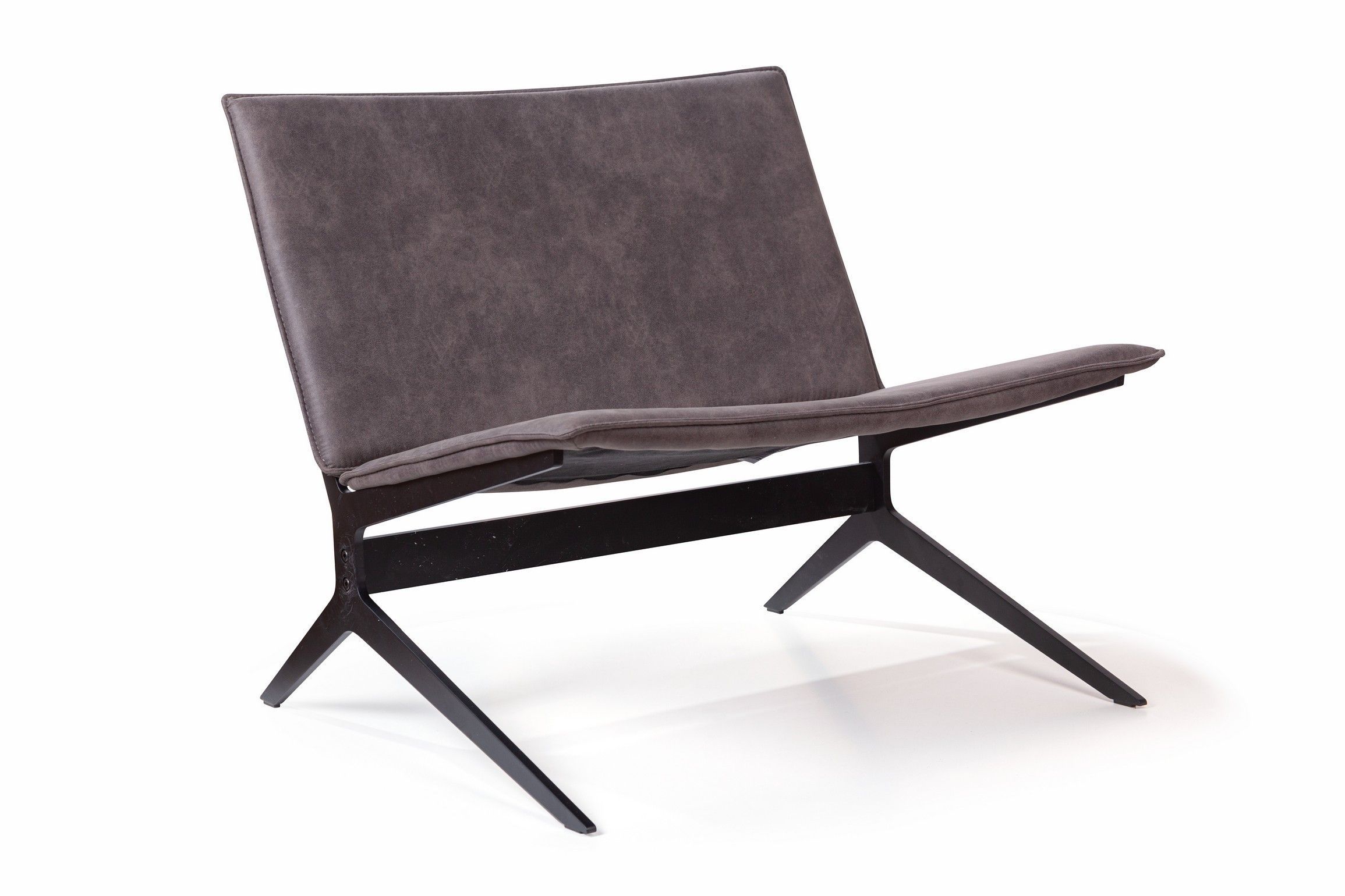 Кресло Флай, замша серый