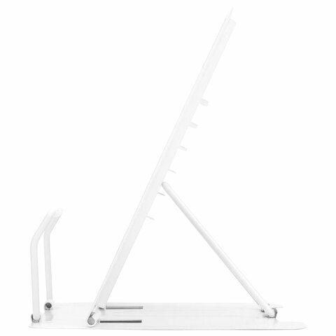 Подставка для книг и учебников ЮНЛАНДИЯ "Flamingo", регулируемый угол наклона, металл, 237573