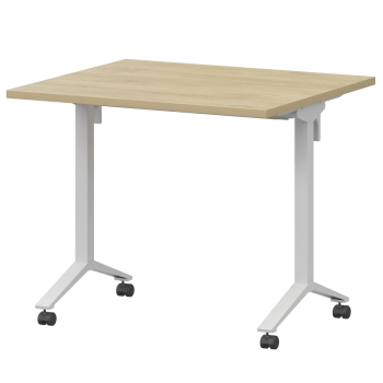 Стол мобильный складной Моби МБ25-80.70 Баттл Рок/Белый