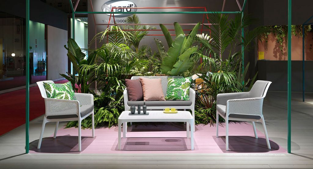 Подушка для дивана Net Bench серый