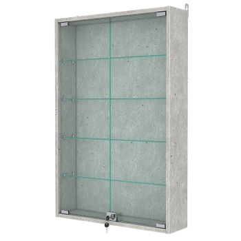 Витрина настенная №2-1А, Метрополитан Грей