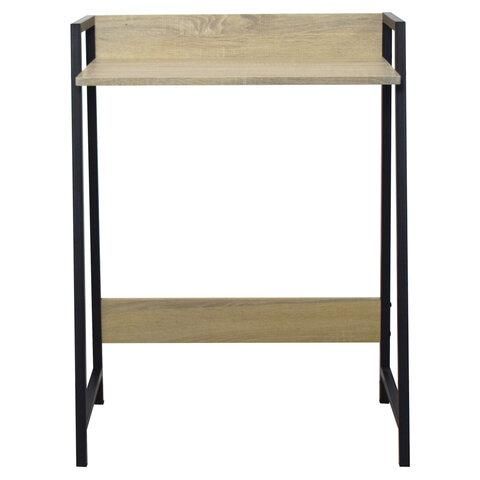 Стол на металлокаркасе BRABIX "LOFT CD-003", 640х420х840 мм, цвет дуб натуральный, 641217