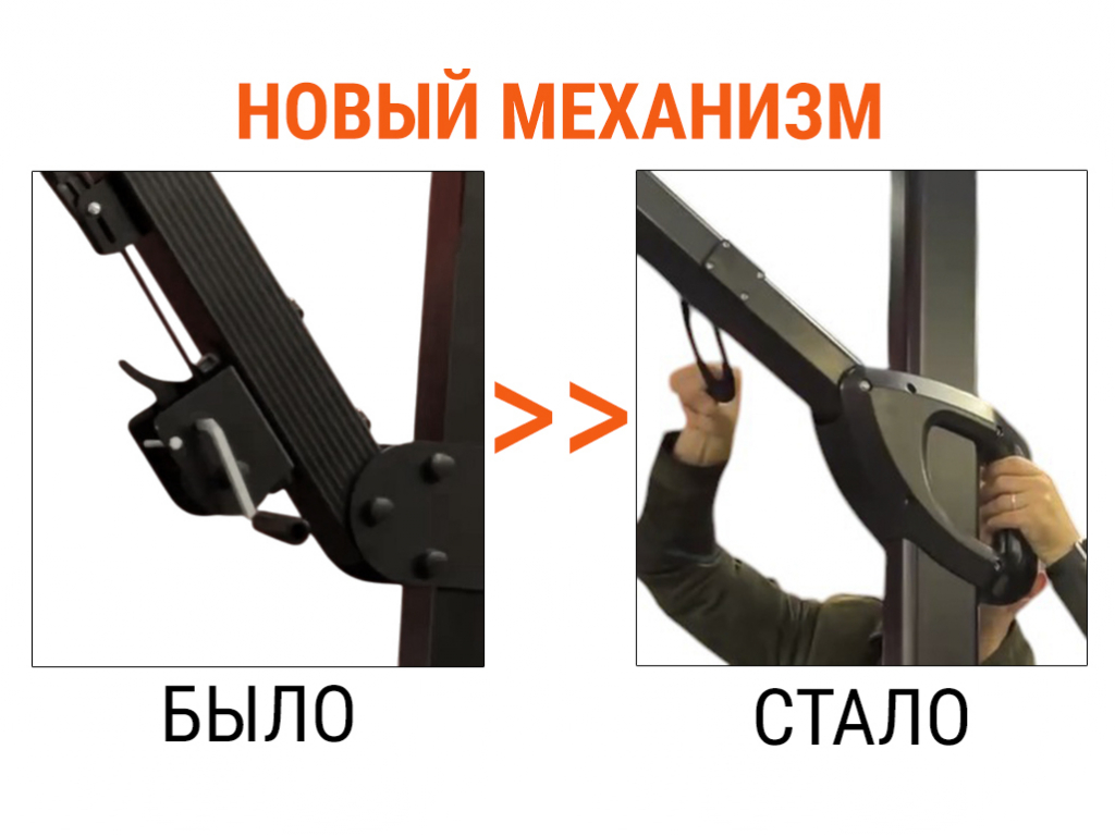 Зонт профессиональный 3х3 м Banana Prime черный, минеральный