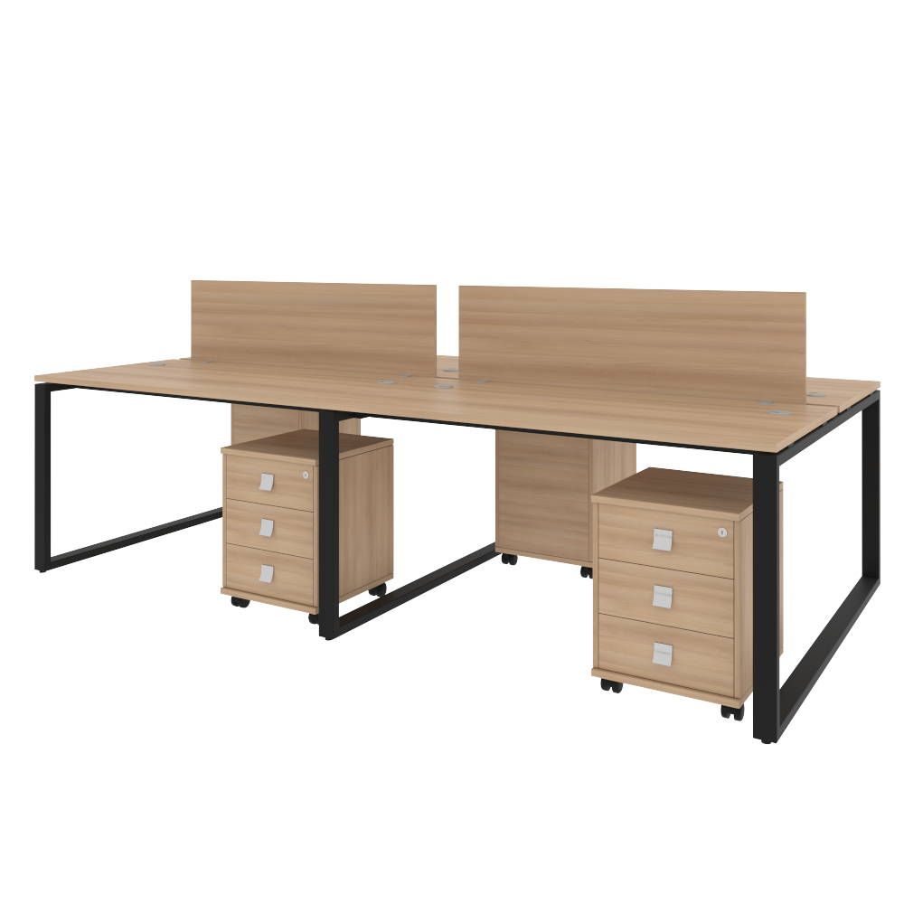 Офисная мебель Metal System Style, комплект №7 (О-опоры)