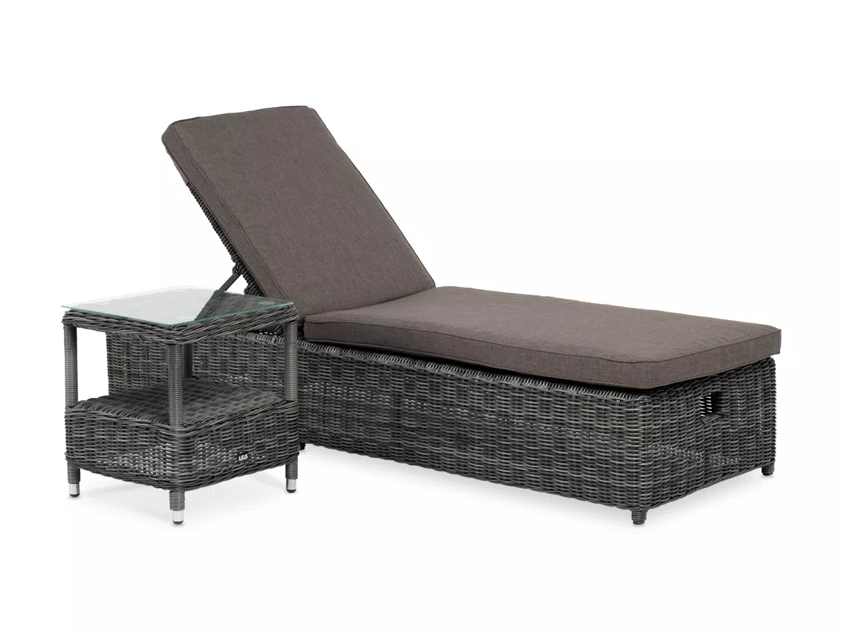 "Рим" комплект шезлонг со столиком