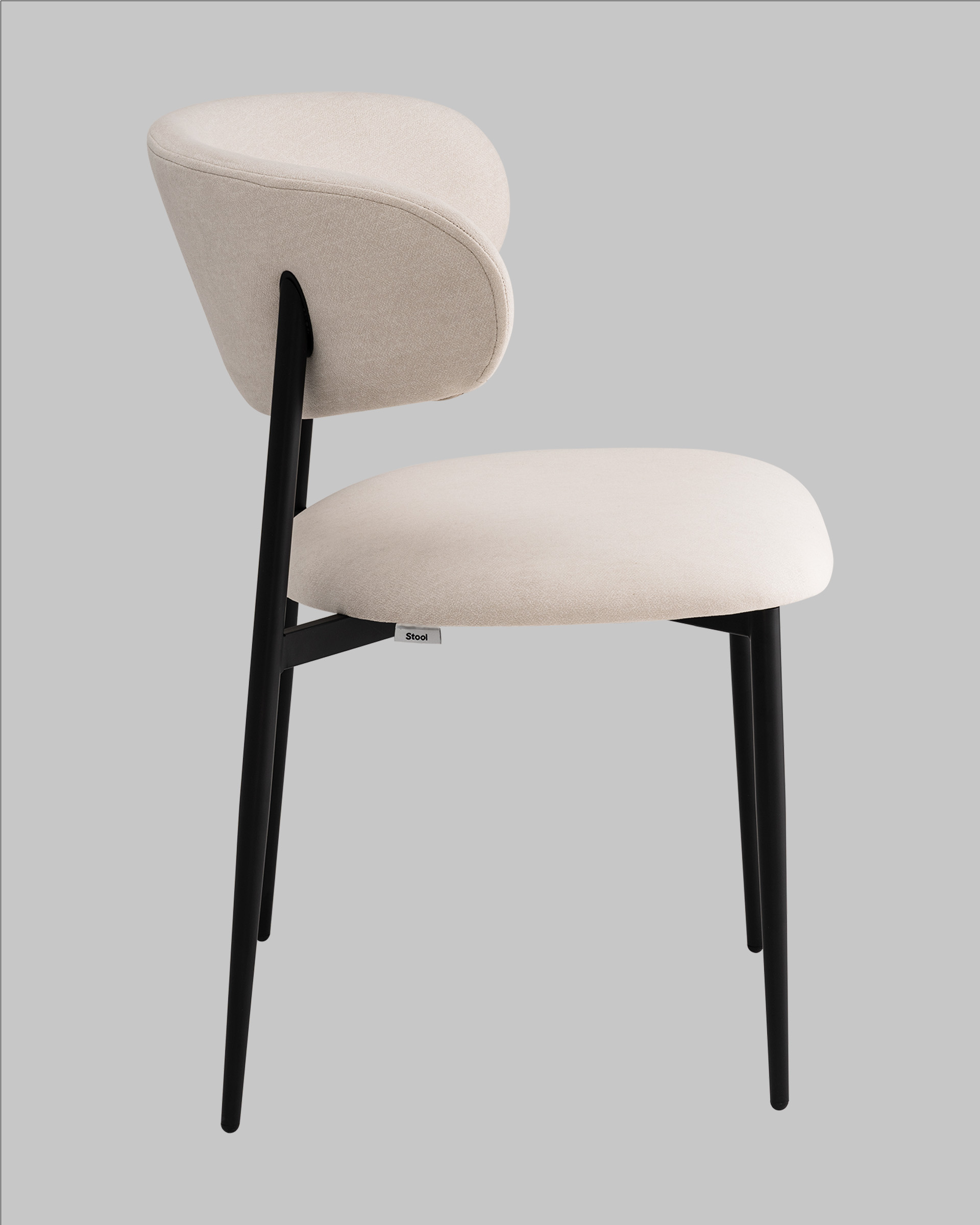 Стул Килиан велюр молочный