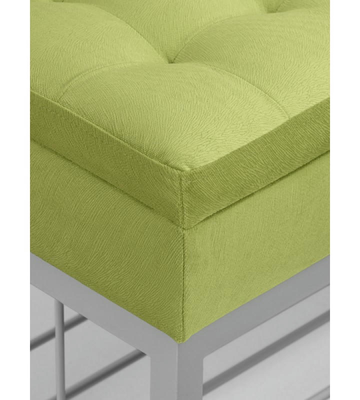 Банкетка Н-76 (серый/салатовый)