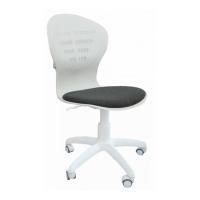 Кресло Варна на газлифте с одной подушкой, пластик белый