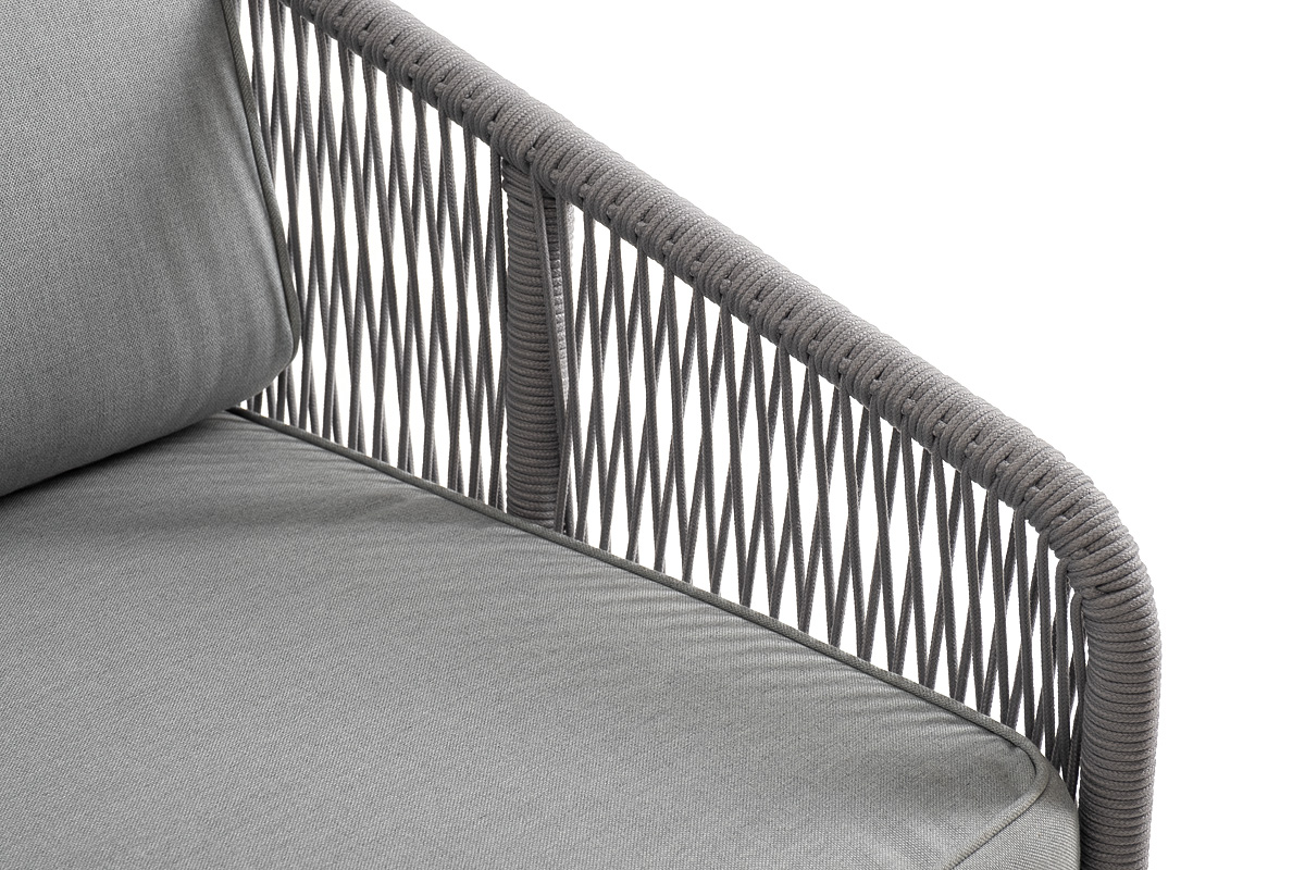 "Канны" левый модуль плетеный из роупа