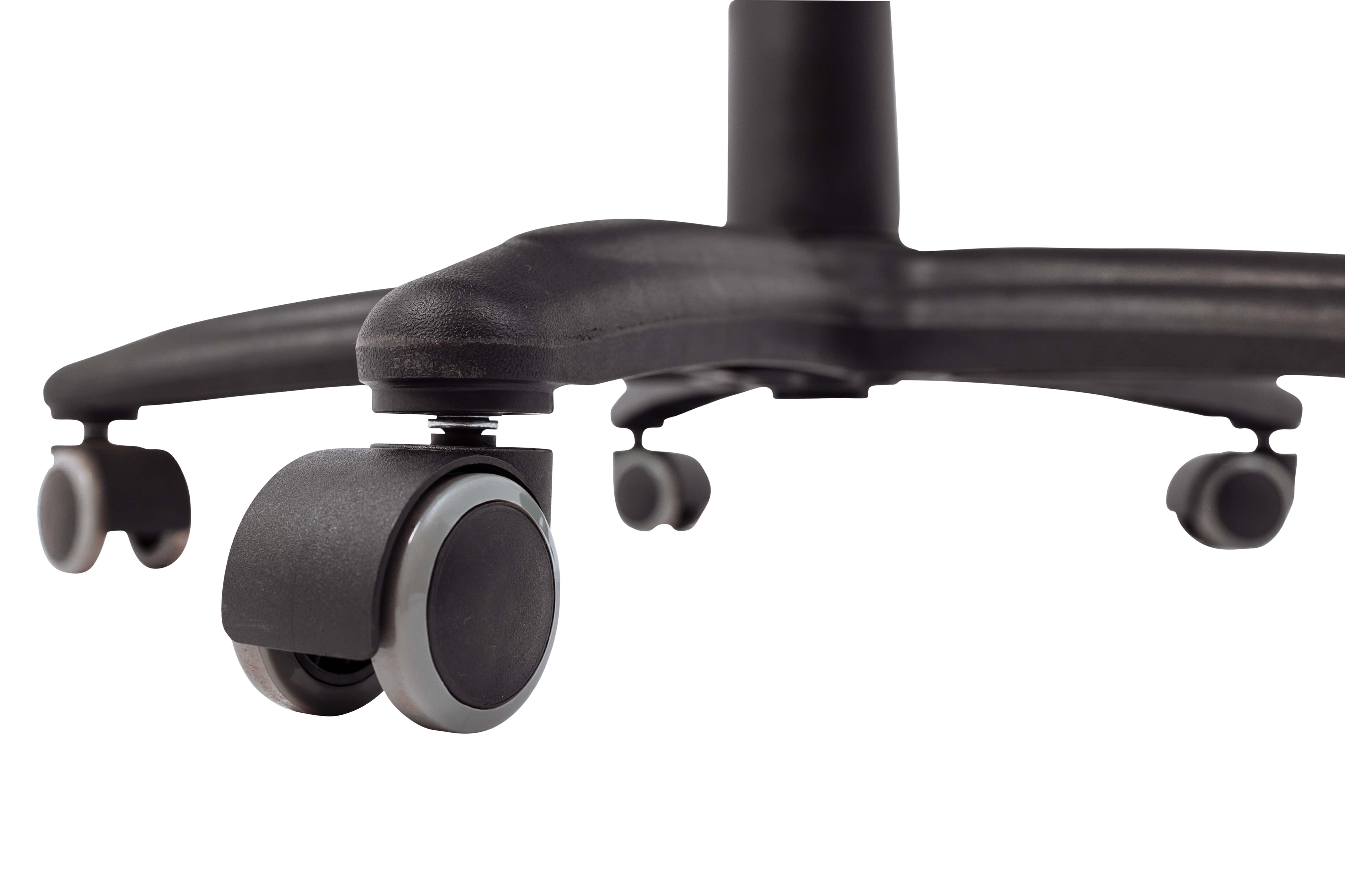 Кресло поворотное Fenix, красный + черный, экокожа