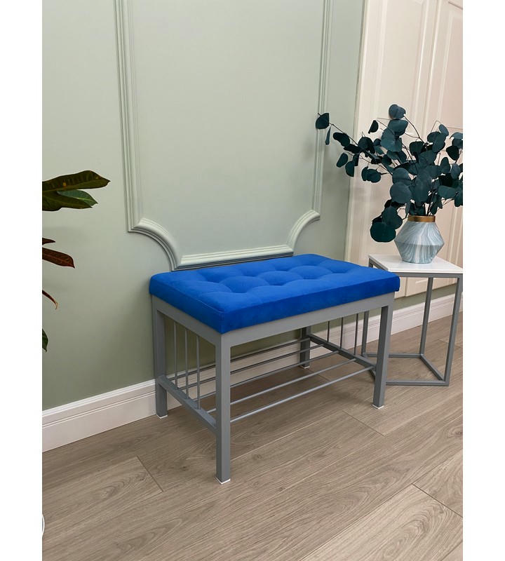 Банкетка Сканди-60 (синий/серый)