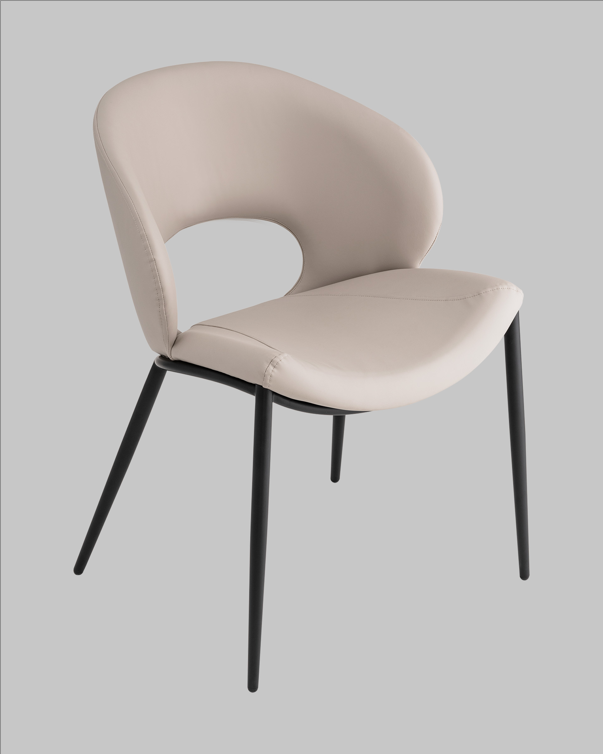 Стул Вивьен иск.кожа светло-бежевый