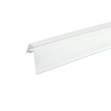 Ценникодержатель KE39 белый, 1000 мм на корзины из металлических прутьев