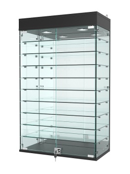 Витрина "АТРИУМ" настенная №2А-6Г, Черный