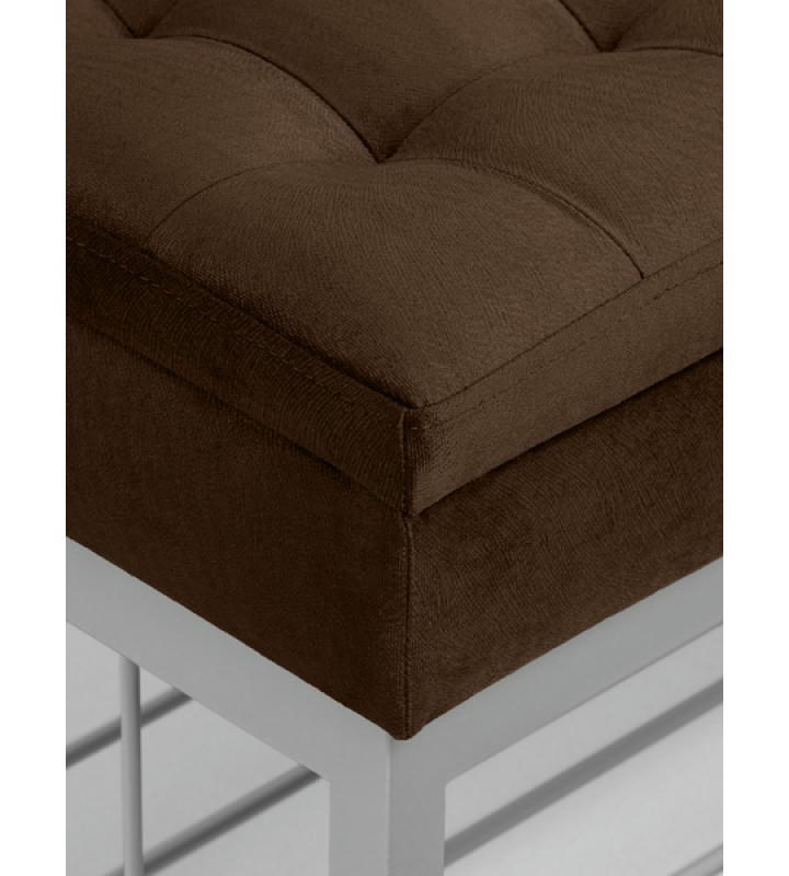 Банкетка Н-76 (серый/коричневый)