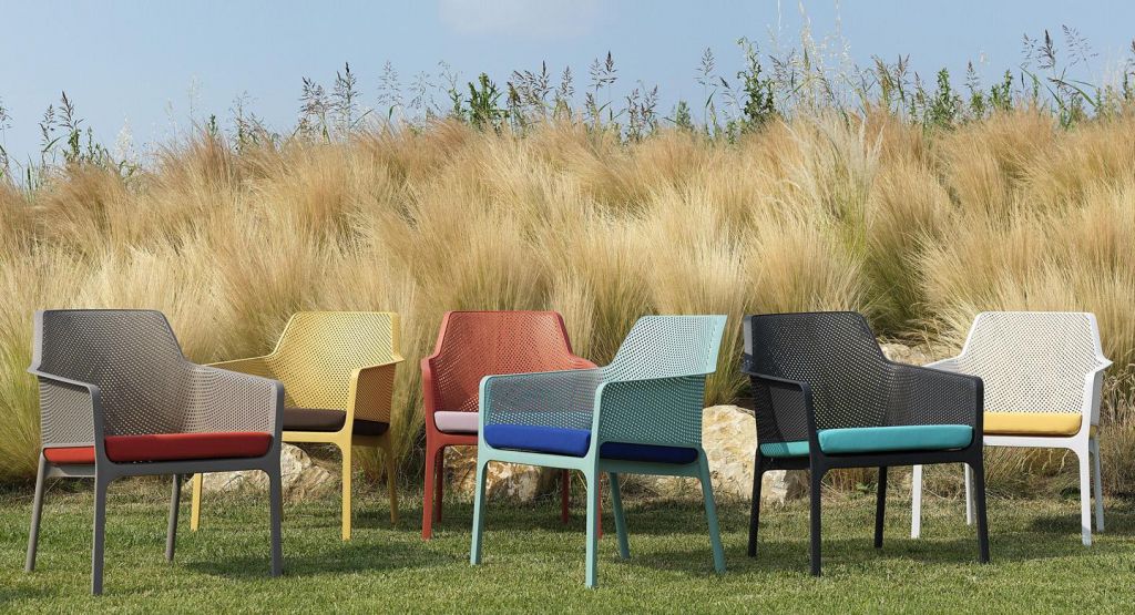 Подушка для кресла Net Relax серый Sunbrella