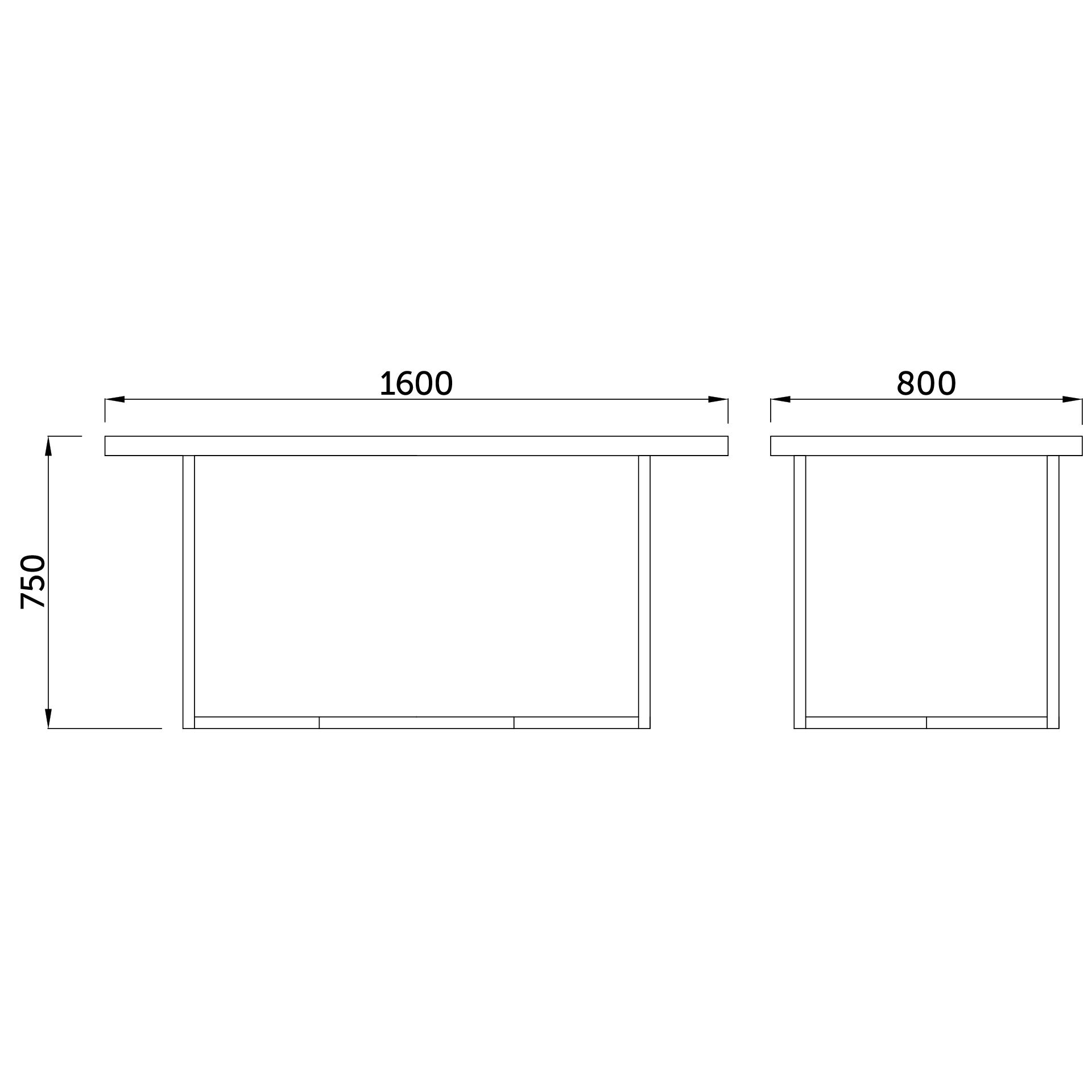 Стол Мюнхен, дуб табачный крафт, лдсп