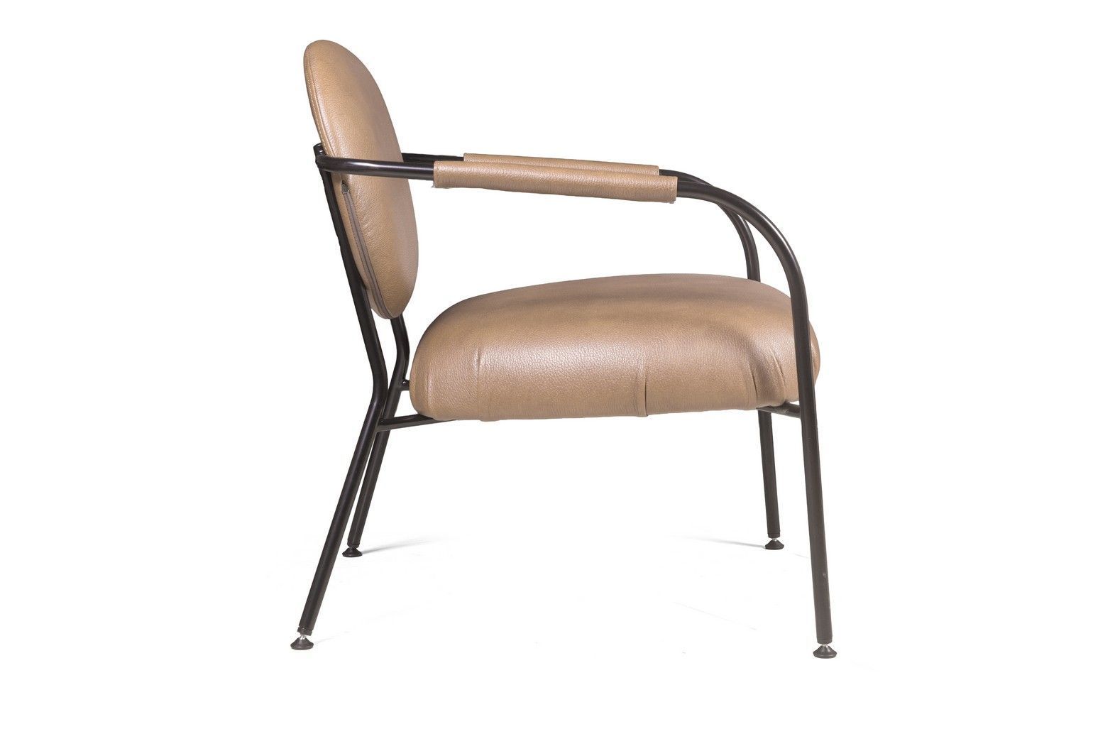 Лаунж кресло Эго, искусственная кожа, бежевый