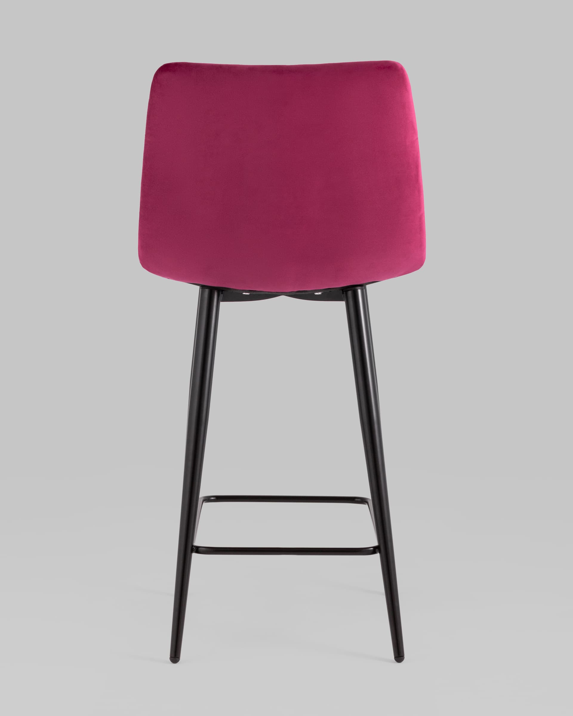 Стул полубарный Джанго велюр винный 2 шт.