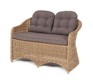 "Равенна" диван двухместный плетенный из ротанга