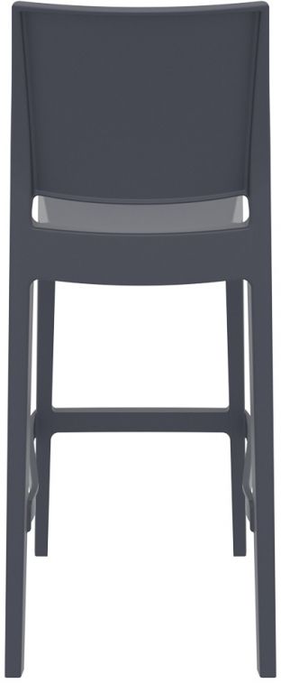 Стул пластиковый барный Maya Bar 75 темно-серый