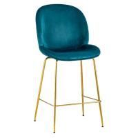 Стул полубарный Beetle со спинкой, маренго, 65 см