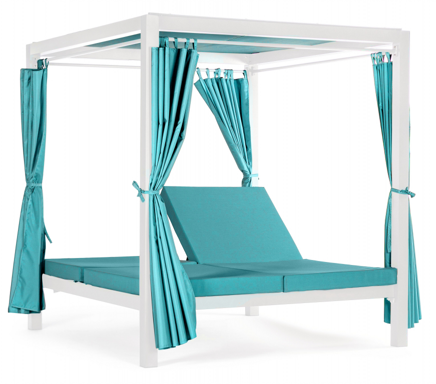 Шатер с лежаками Enigma белый, голубой цена 197 400 ₽ Шатер с лежаками Enigma белый, голубой